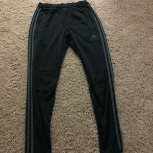 Adidas dark grey dri fit pants